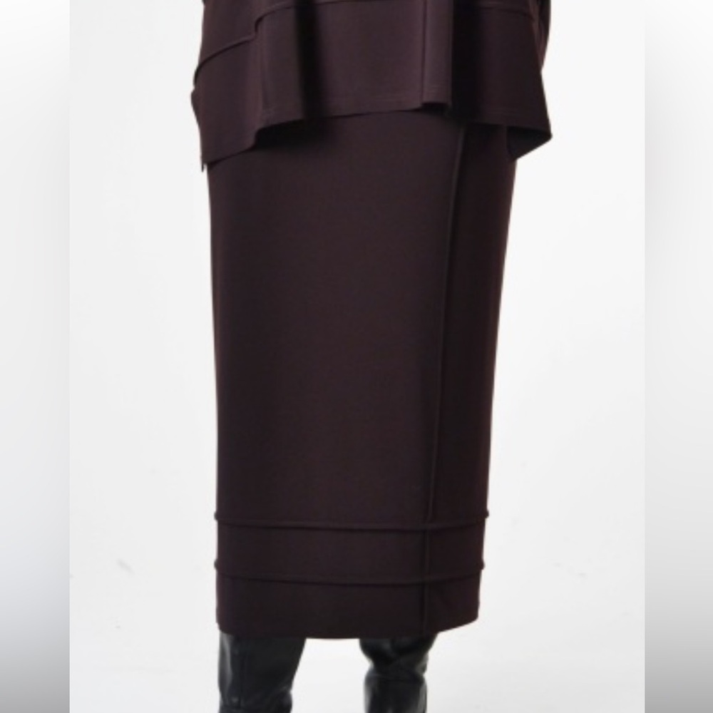 Sympli Metric Skirt Long 2660L Stretch Black